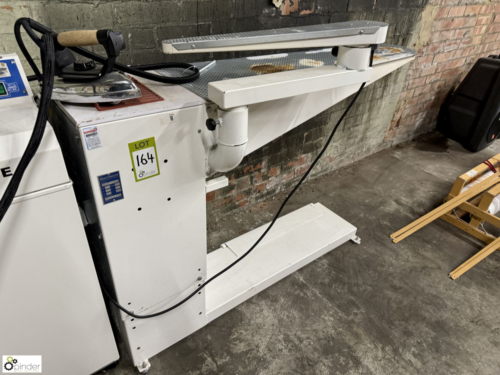 Braithwaite Reverbi Steam Ironing Boiler, with 2 irons and 2 heated ironing tables, 240volts, with - Image 7 of 9