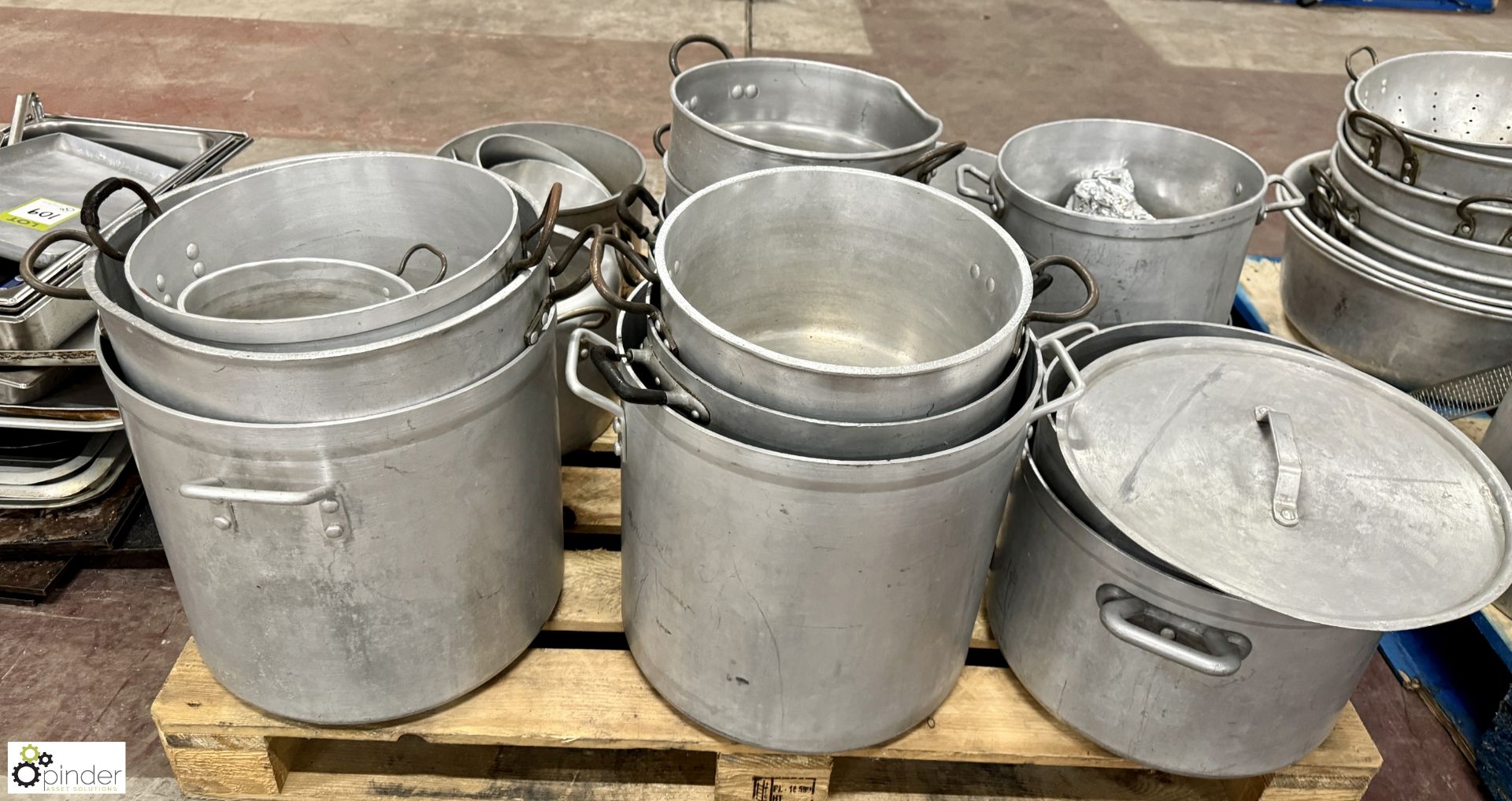 Quantity Cooking Pots, to pallet - Image 3 of 4
