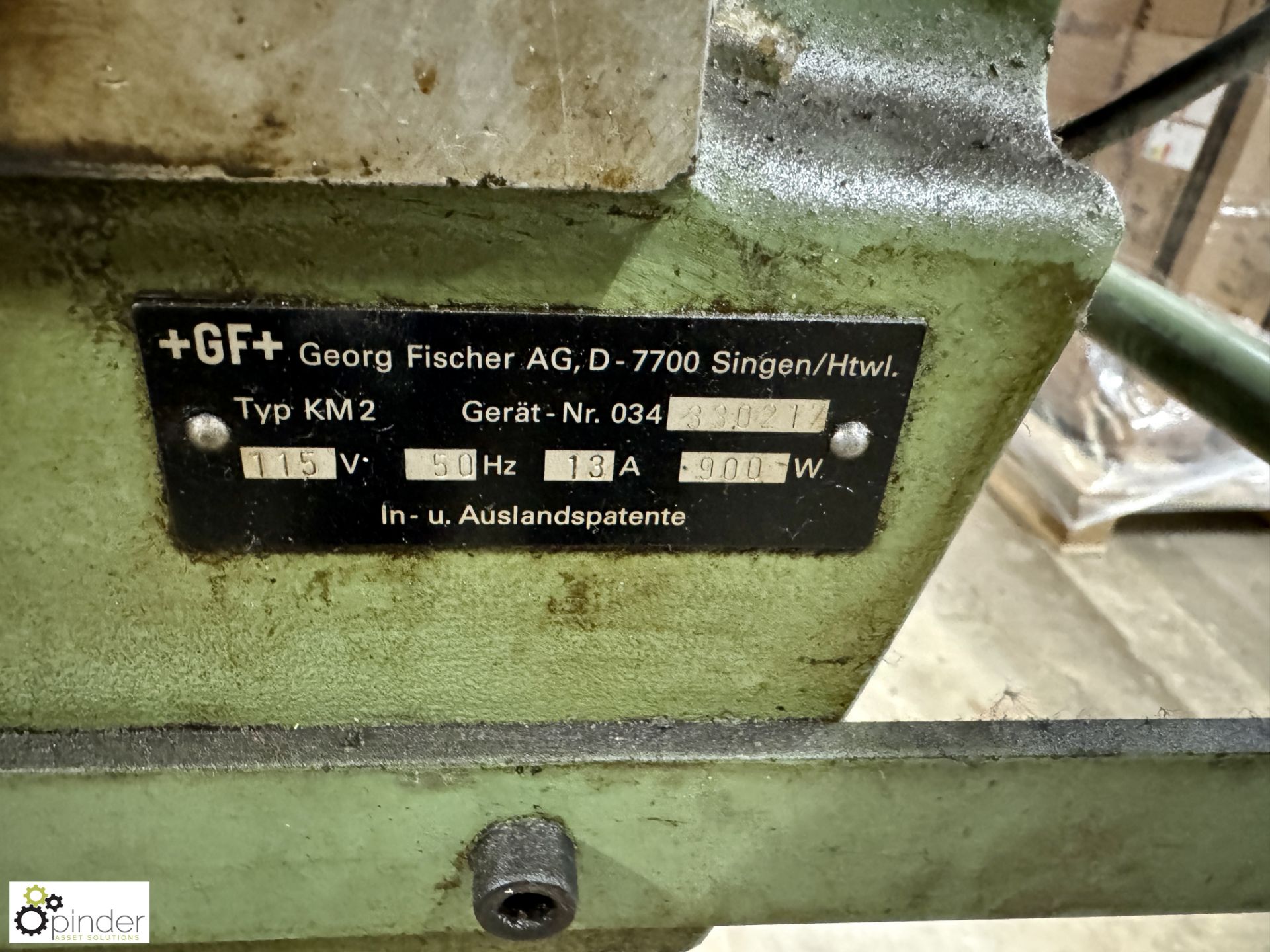 Georg Fischer KM2 mobile powered Threader, 110volts - Image 6 of 8