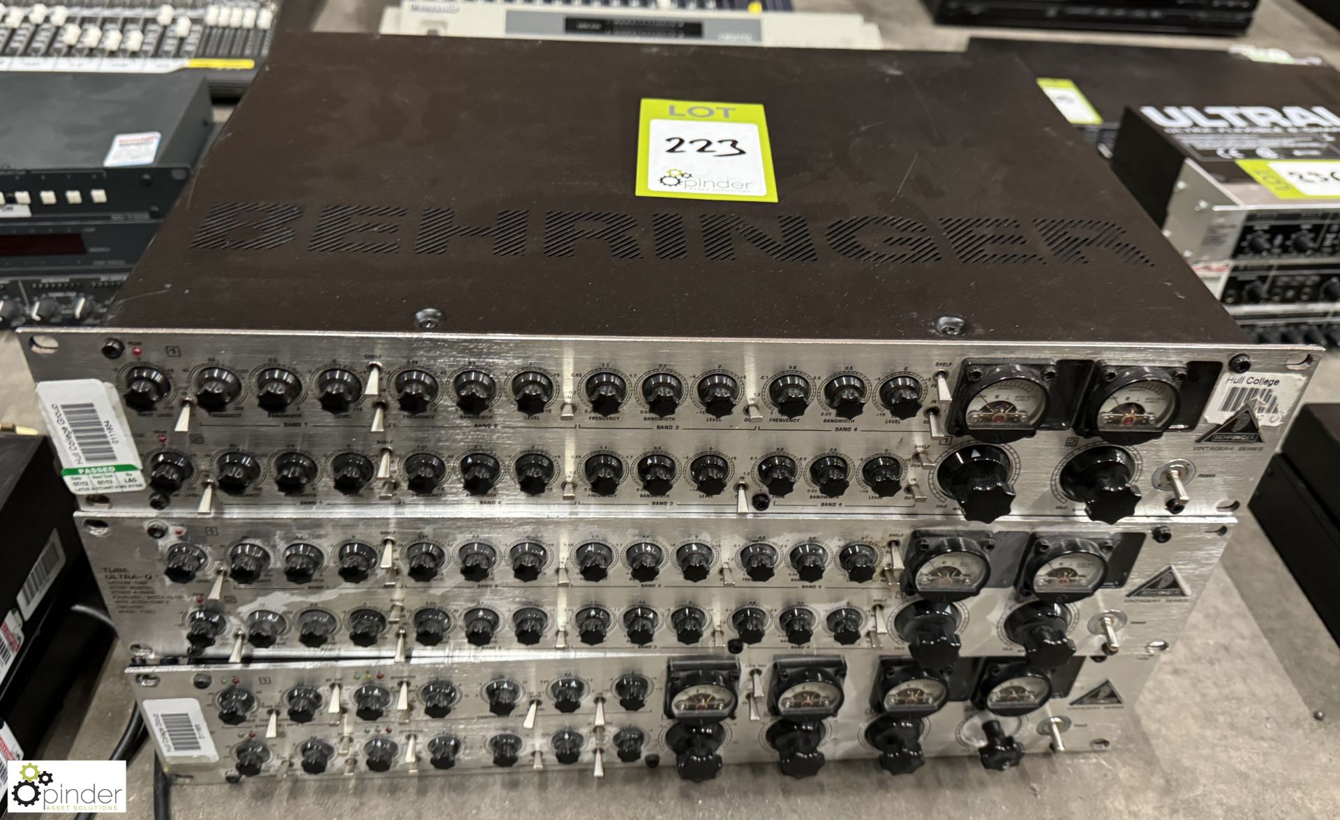 3 Behringer Tube Ultra-Q Model T1951 4-band Equaliser