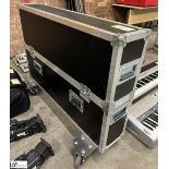 Wheeled Flight Case for TV monitor/screen