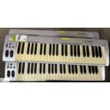 3 M-Audio Keystation 49e Keyboards