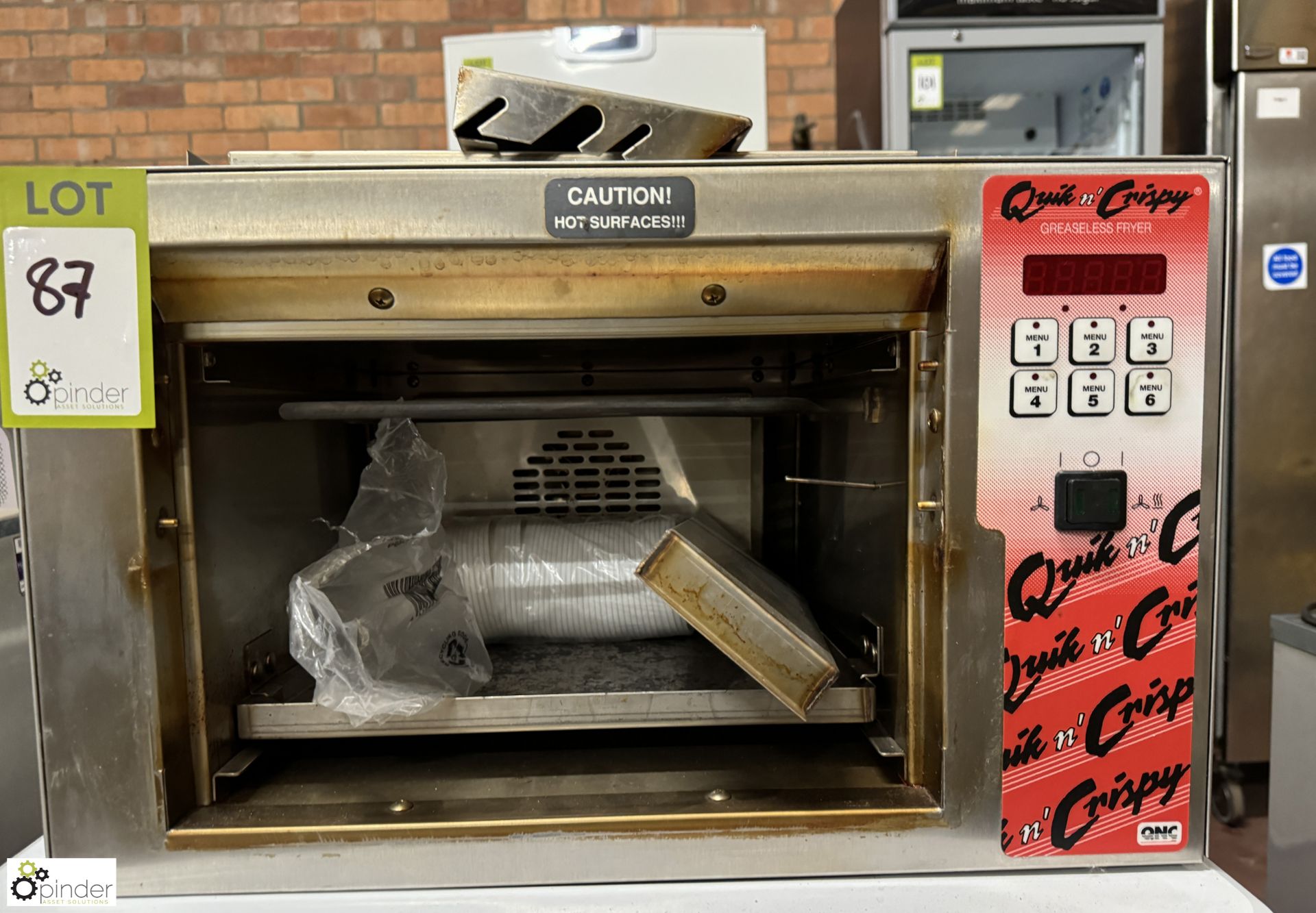 QNC GCII Greaseless Fryer, 240volts (incomplete) - Image 2 of 5
