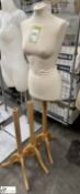 Stockman Female Dress Makers Mannequin and 3 stands