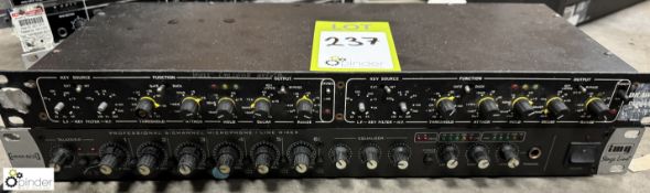 Drawmer Dual Gate DS201 Noise Gate and IMG Stage Line MMX602 6-channel Mixer
