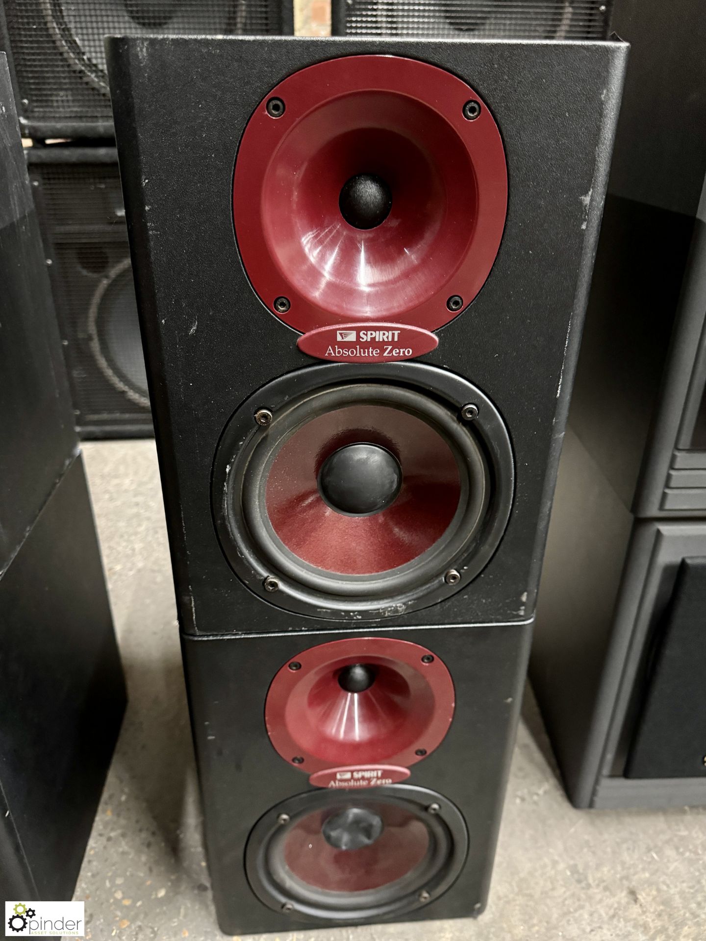 Pair Soundcraft Spirit Absolute Zero Speakers, 95watts