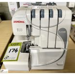 Janome 9200D Domestic 4-thread Overlocker, 240volts (no power leads or foot controls)