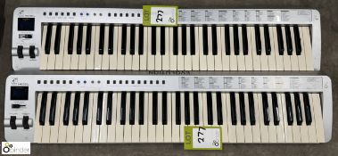 2 Evolution MK-361 Midi Keyboards