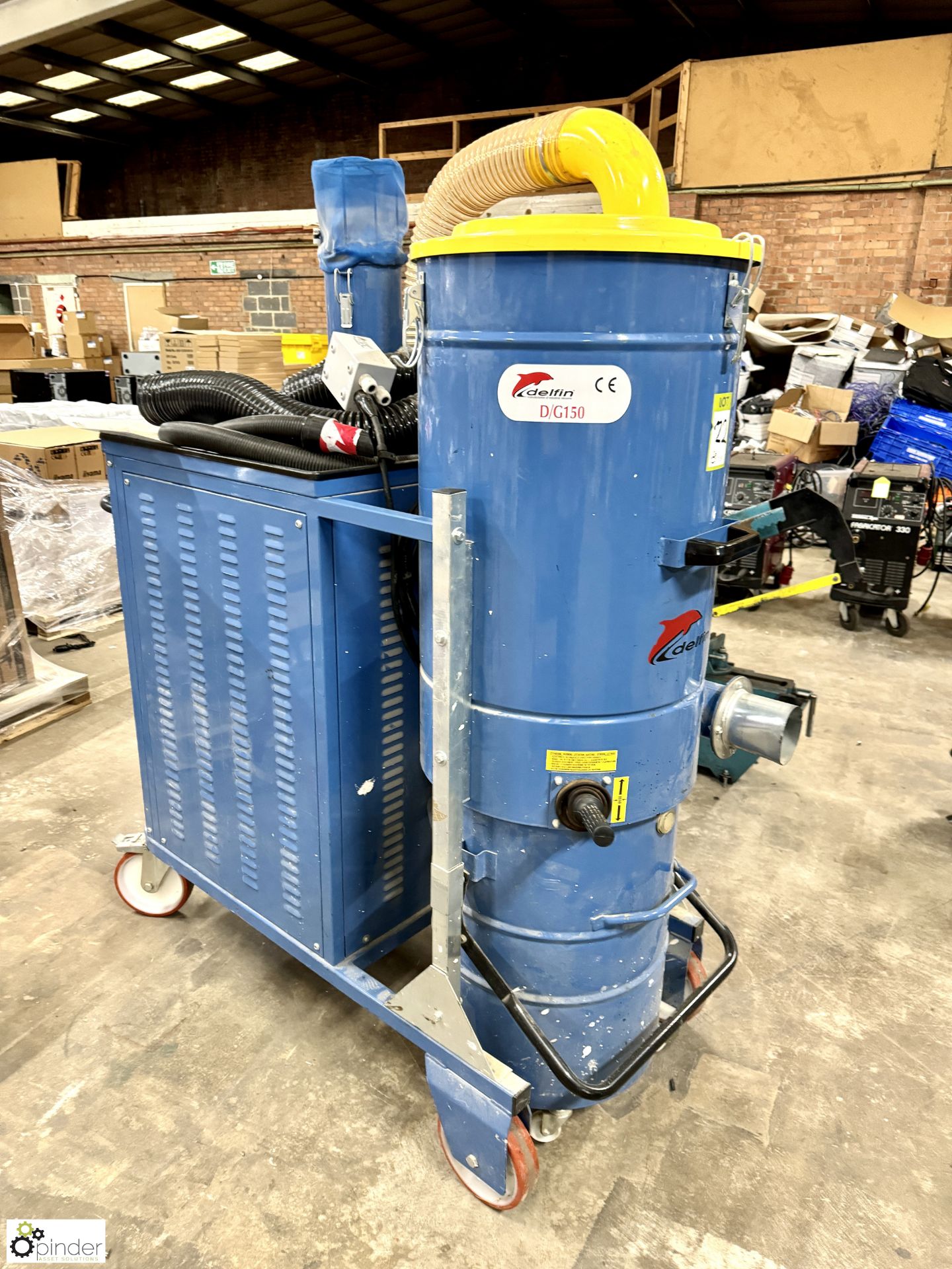 Delfin D/G150 heavy duty Industrial Vacuum Cleaner, 415volts - Image 2 of 8