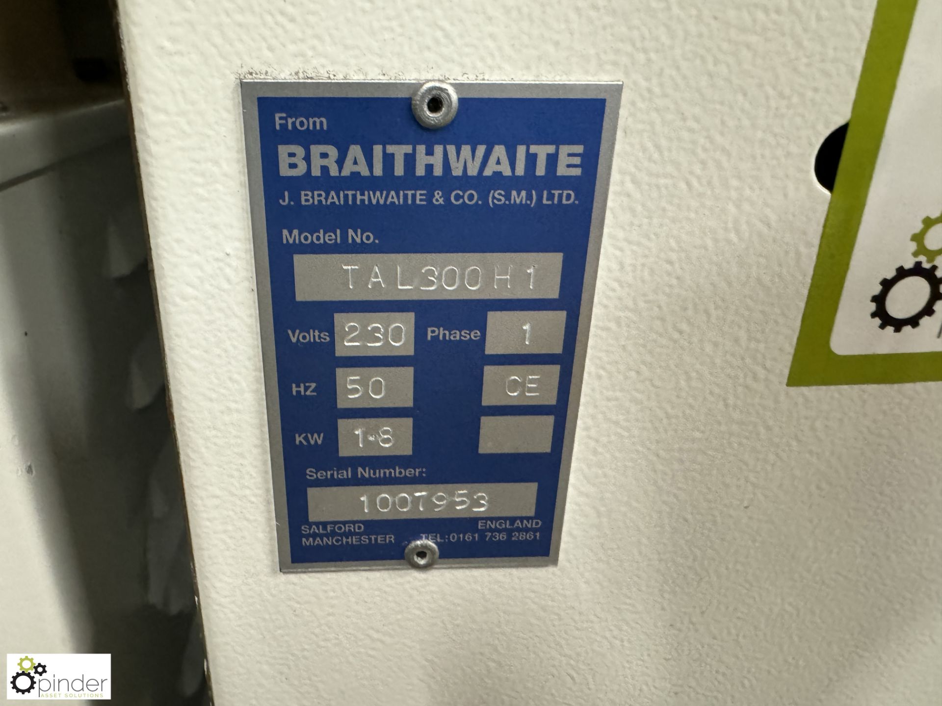 Braithwaite Reverbi Steam Ironing Boiler, with 2 irons and 2 heated ironing tables, 240volts, with - Image 8 of 9