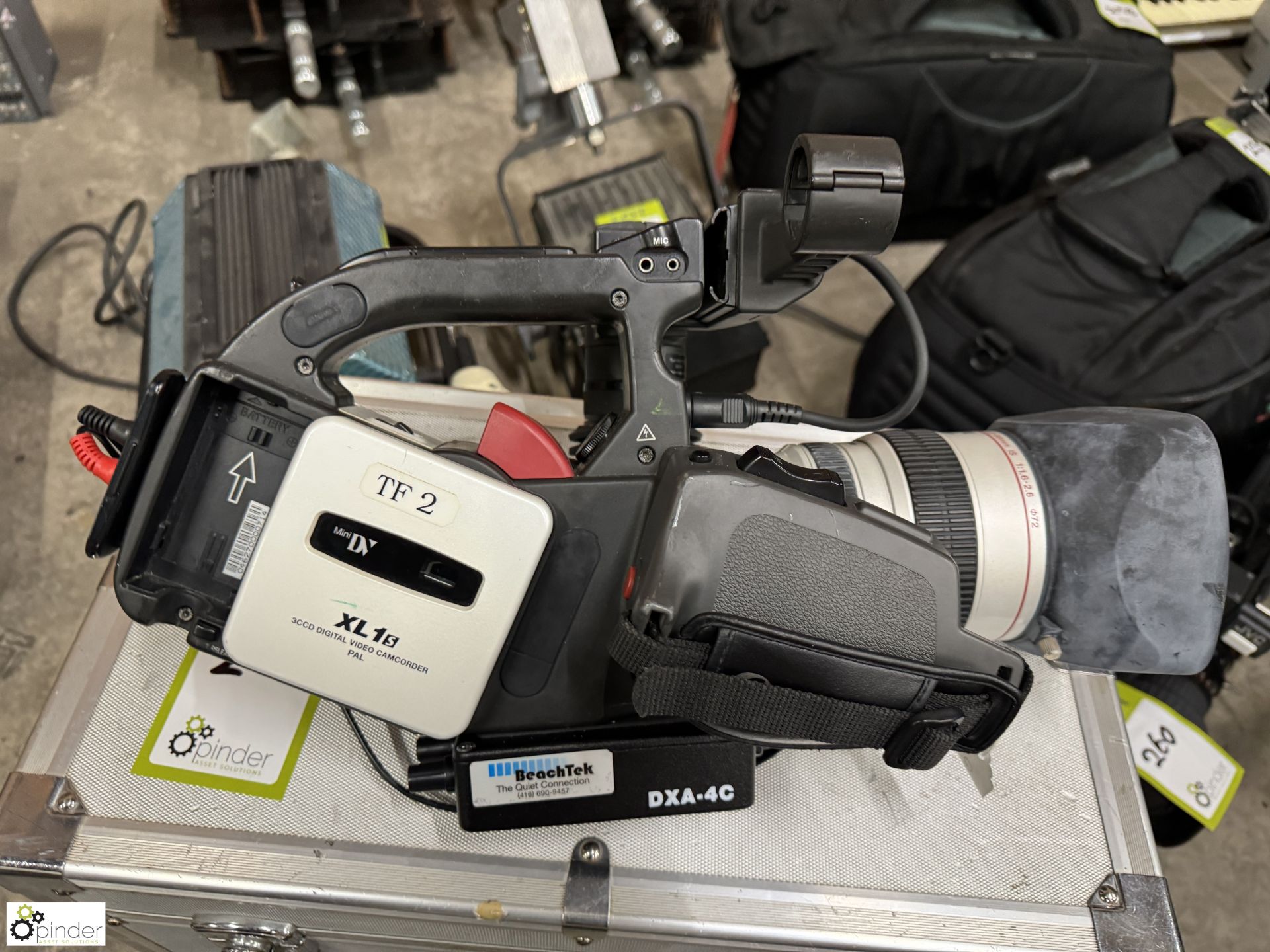 Canon DM-XL1 Digital Video Camcorder with flight case - Image 4 of 8