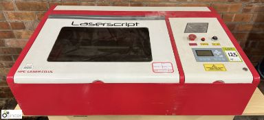 HPC Laser Laserscript programmable desk top Laser Cutter, 440mm x 260mm, working area, 240volts