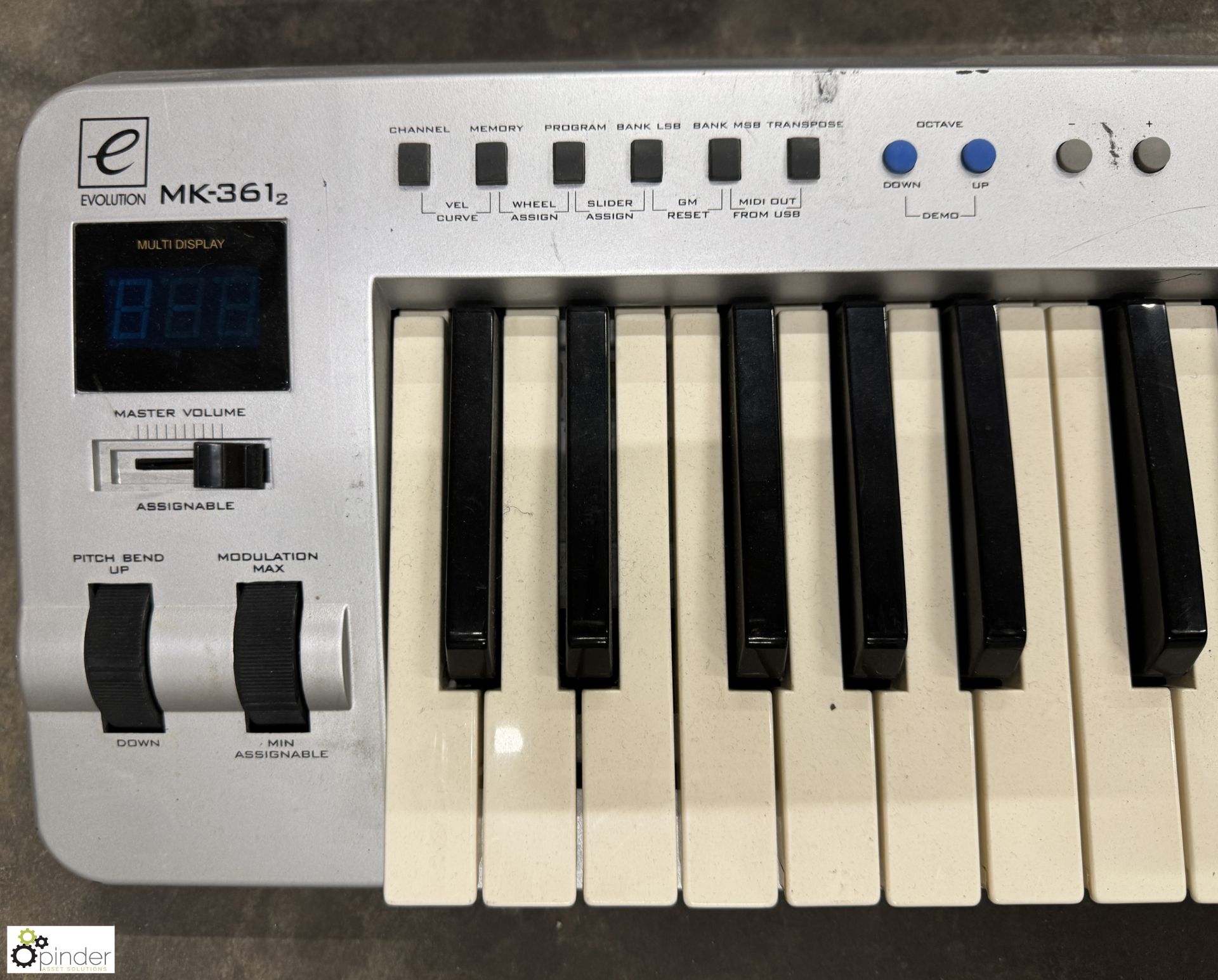 Evolution MK-361 Midi Keyboard - Image 2 of 3