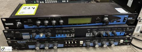 Lexicon MPX550 Dual Channel Processor, Digitech HDS1900 Delay and Digitech RDS 1900 Delay