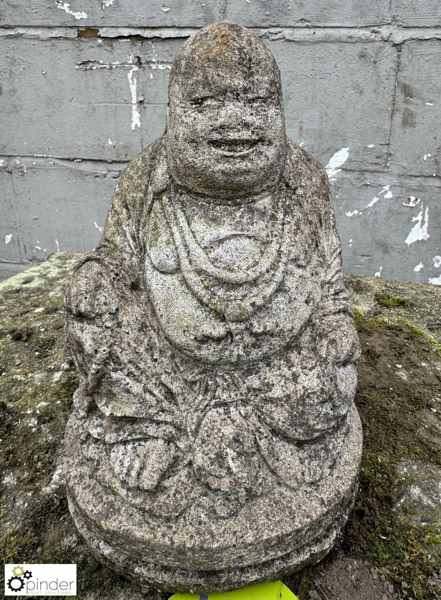 Reconstituted stone Buddha, 240mm