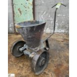 Vintage cast iron mobile Foundry Crucible
