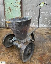 Vintage cast iron mobile Foundry Crucible