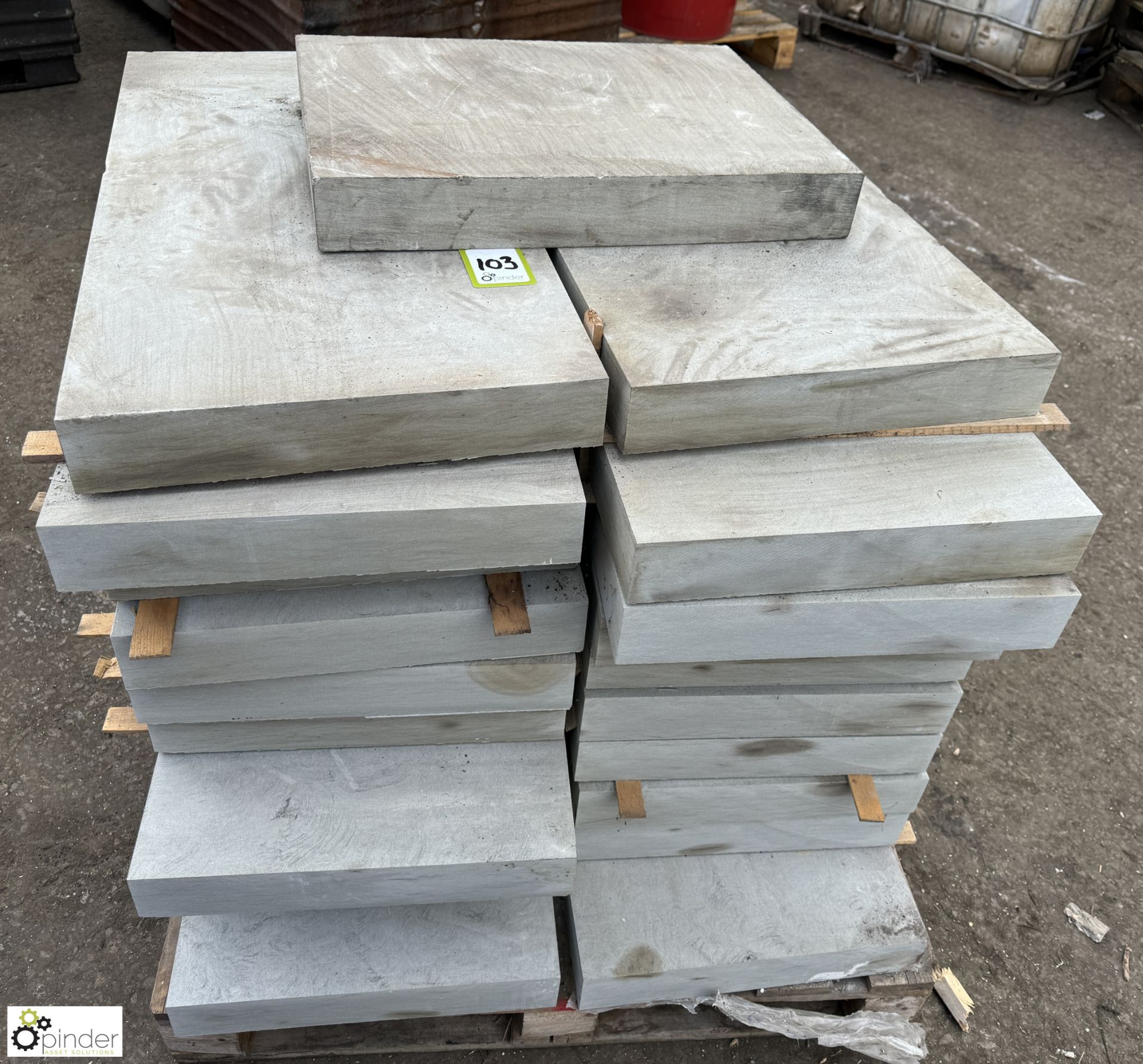 Pallet Sandstone Slabs from Millstone grit, various lengths x 450mm x 75mm