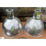 Pair industrial Light Diffusers, 470mm diameter x 440mm high