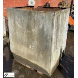 Large galvanised Water Tank, 1380mm x 1070mm x 1540mm