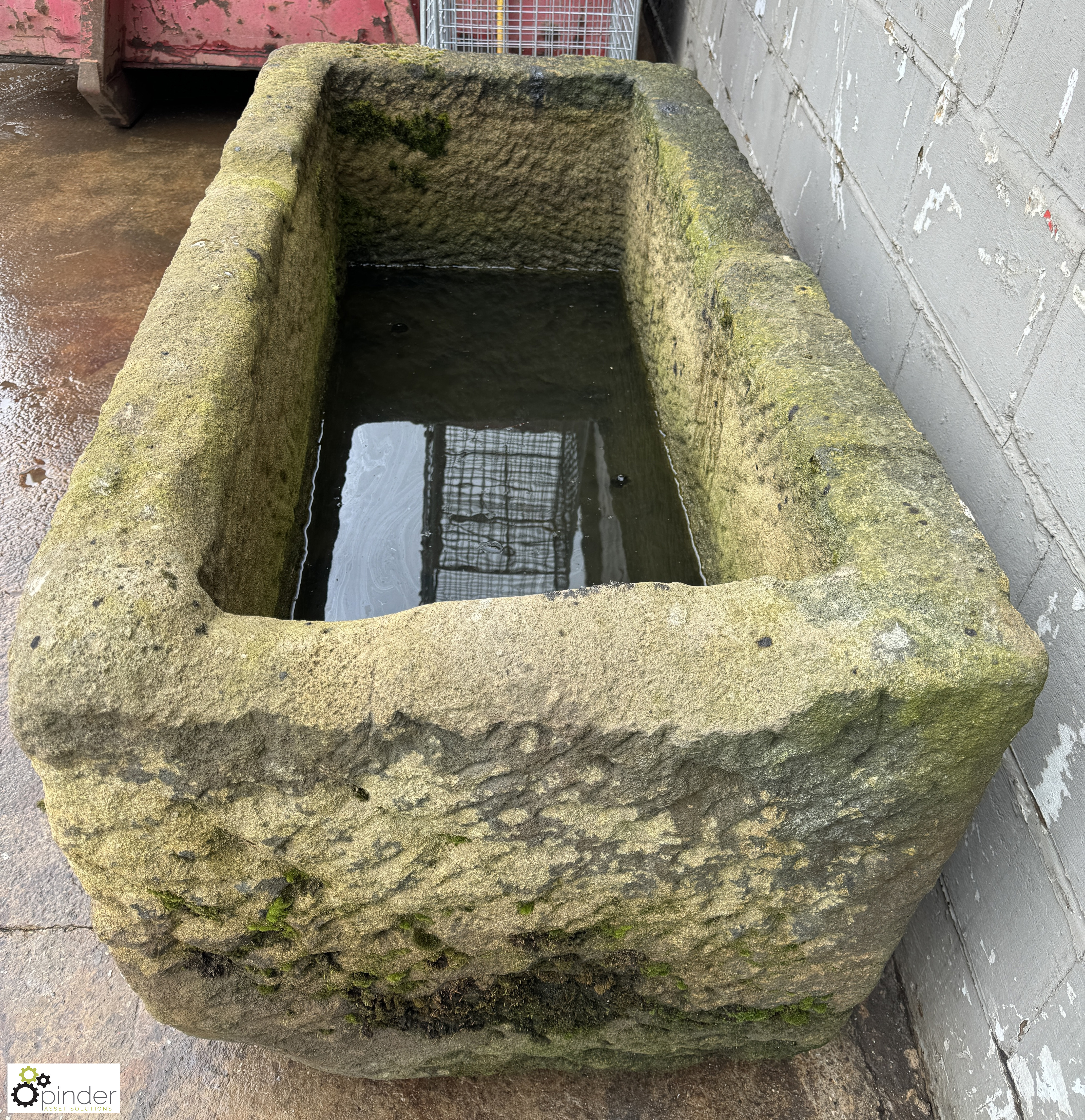 Yorkshire stone Trough, 1500mm x 760mm x 720mm - Bild 4 aus 7
