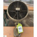 Vintage GEC wall mounted Fan Heater, 240volts