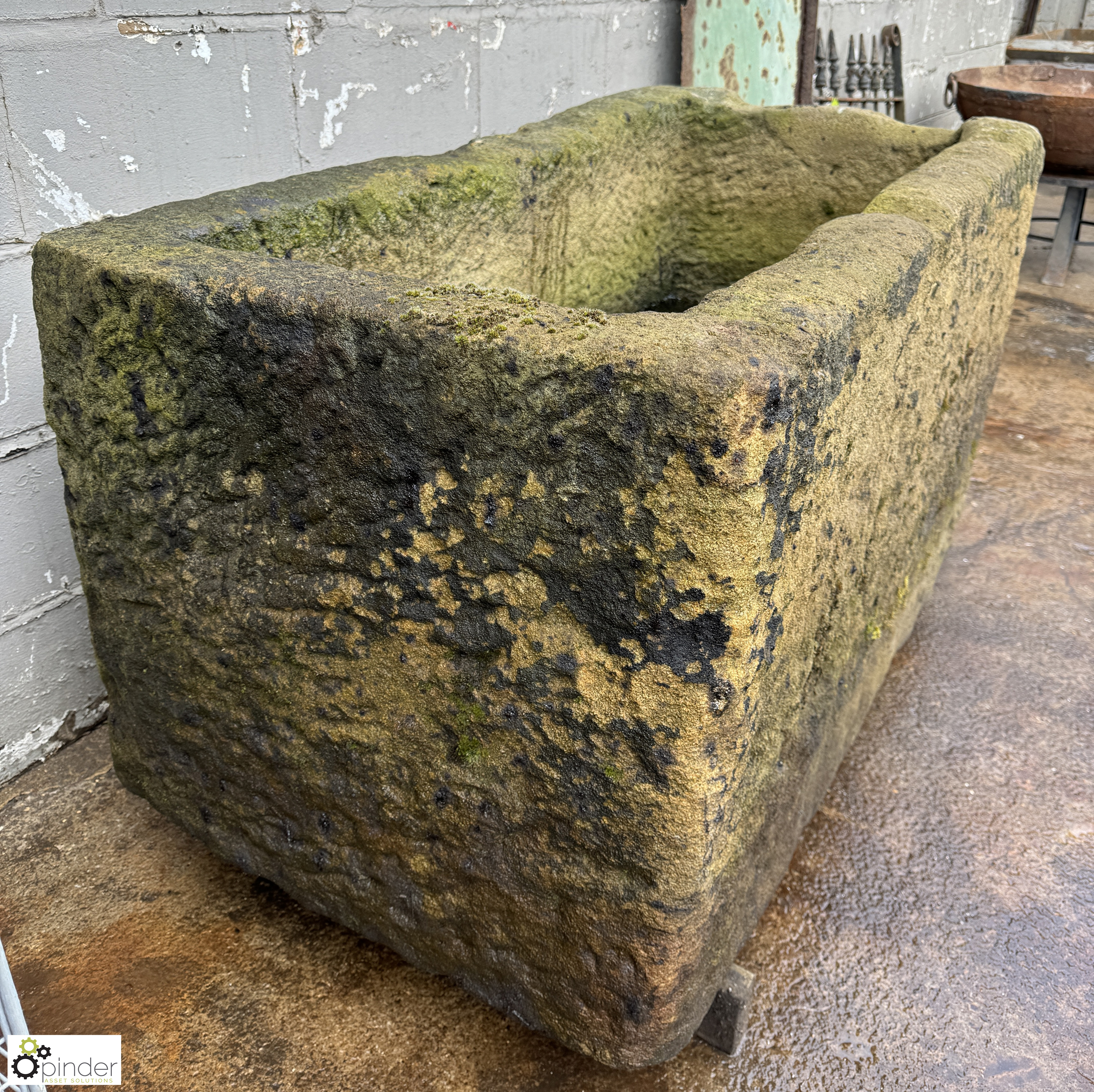 Yorkshire stone Trough, 1500mm x 760mm x 720mm - Bild 6 aus 7