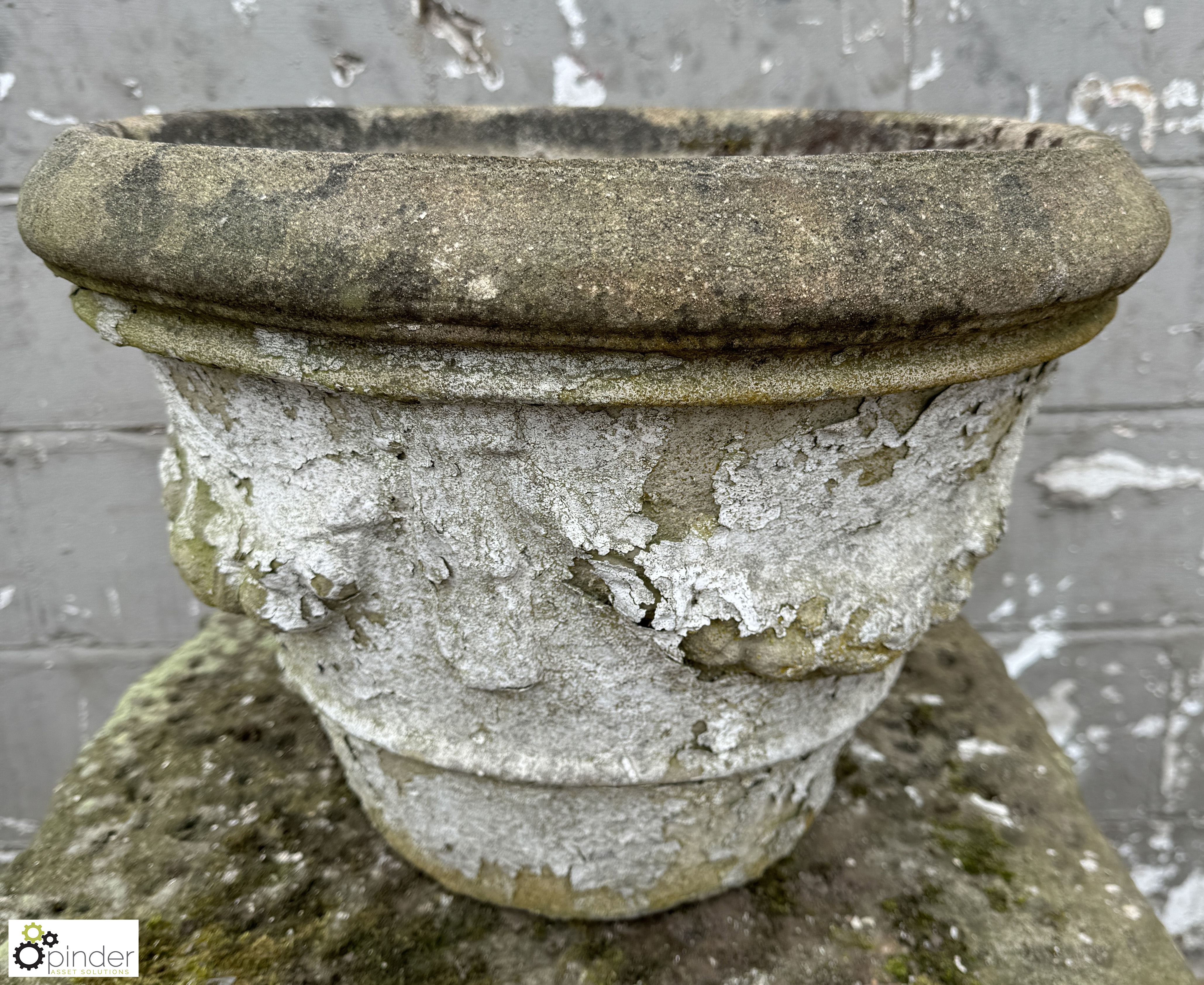 Reconstituted stone Garden Urn/Planter, 500mm diameter x 340mm