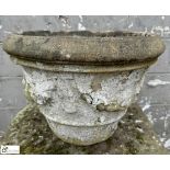 Reconstituted stone Garden Urn/Planter, 500mm diameter x 340mm