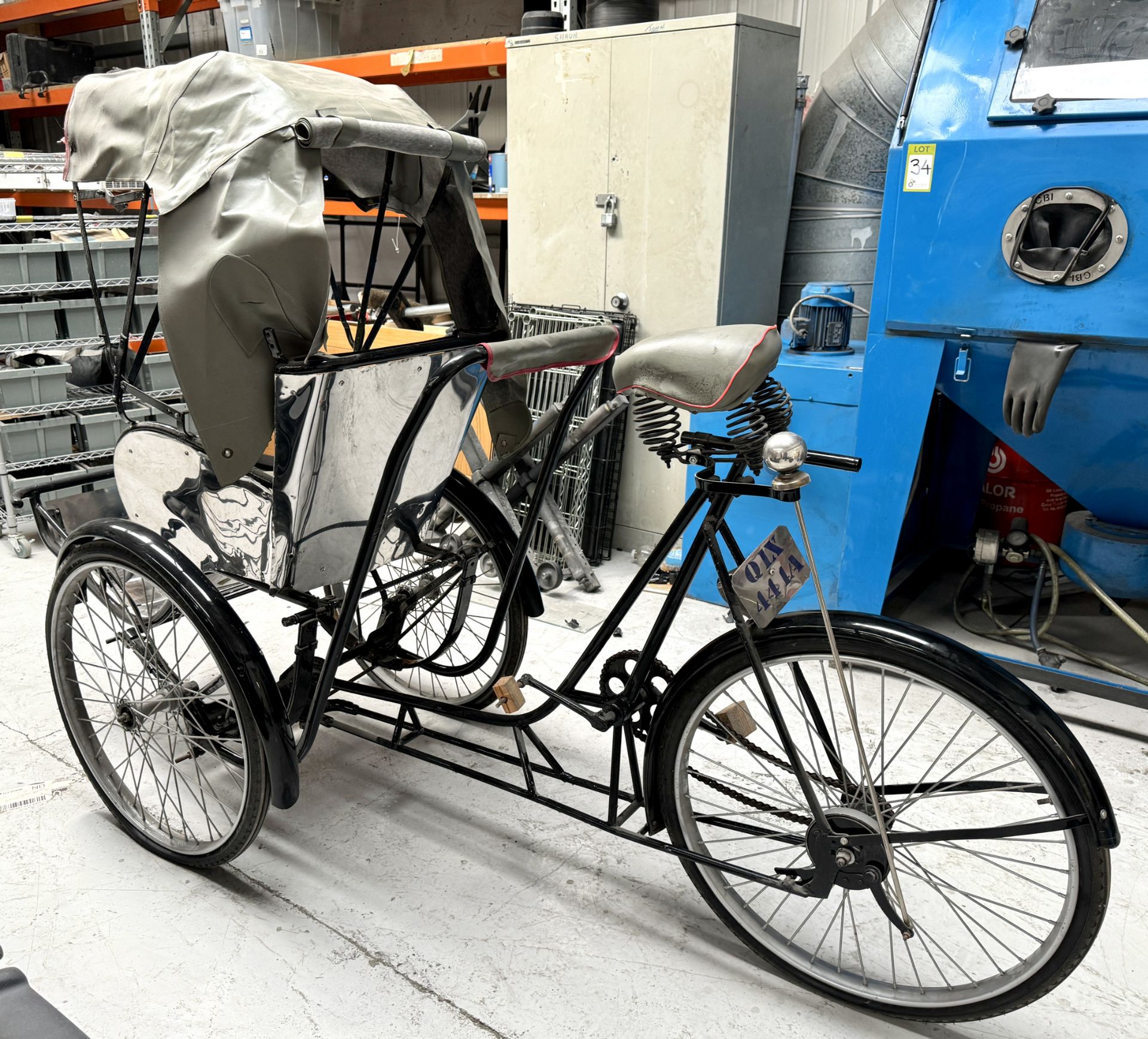 Vietnamese style Rickshaw (please note this lot is collected in Leeds, viewing and collection is - Image 6 of 12