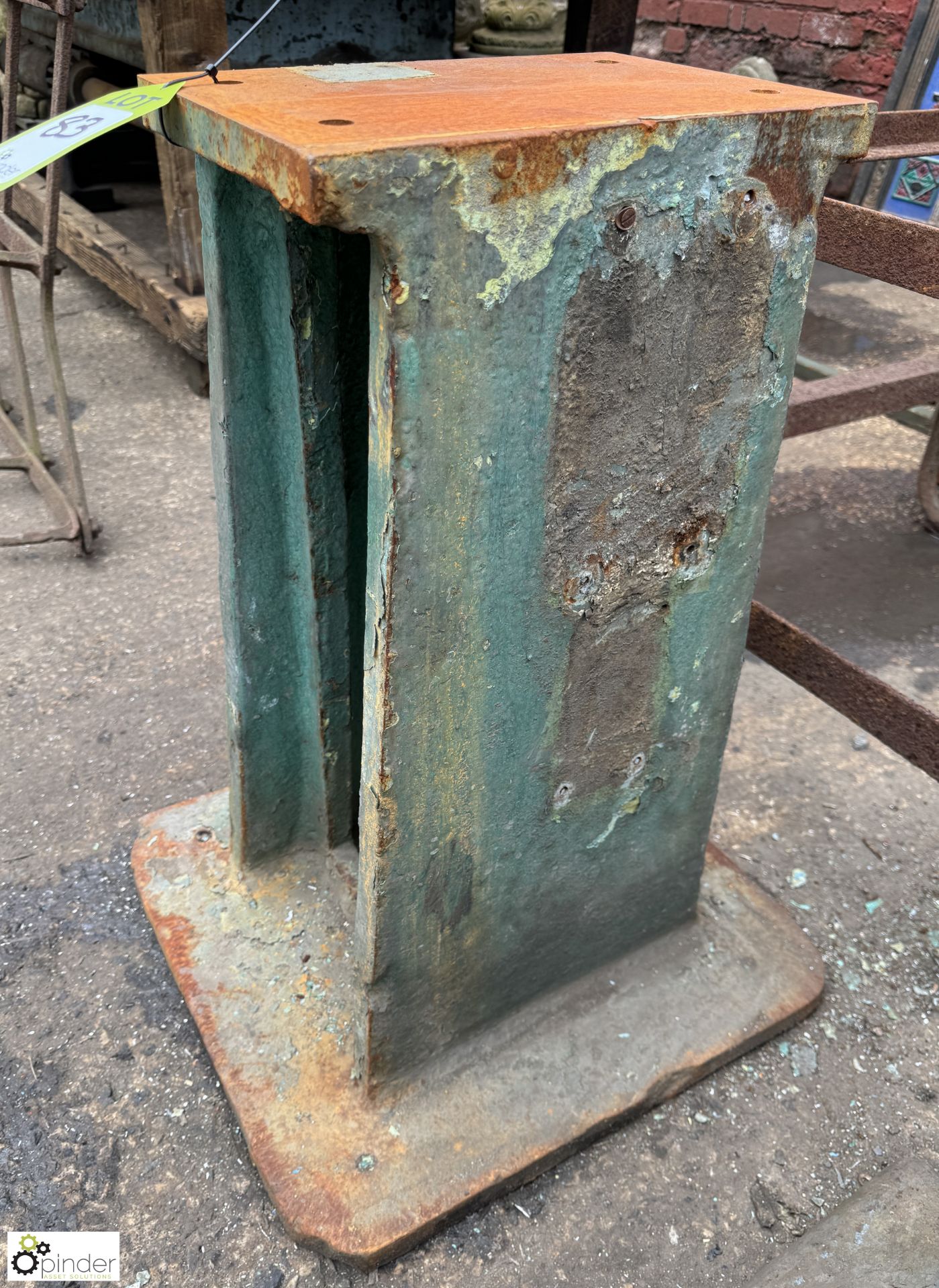 Vintage cast iron Machine Stand, 630mm tall - Image 3 of 4