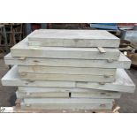 19 Sandstone Slabs from Millstone grit, 920mm x 450mm x 75mm