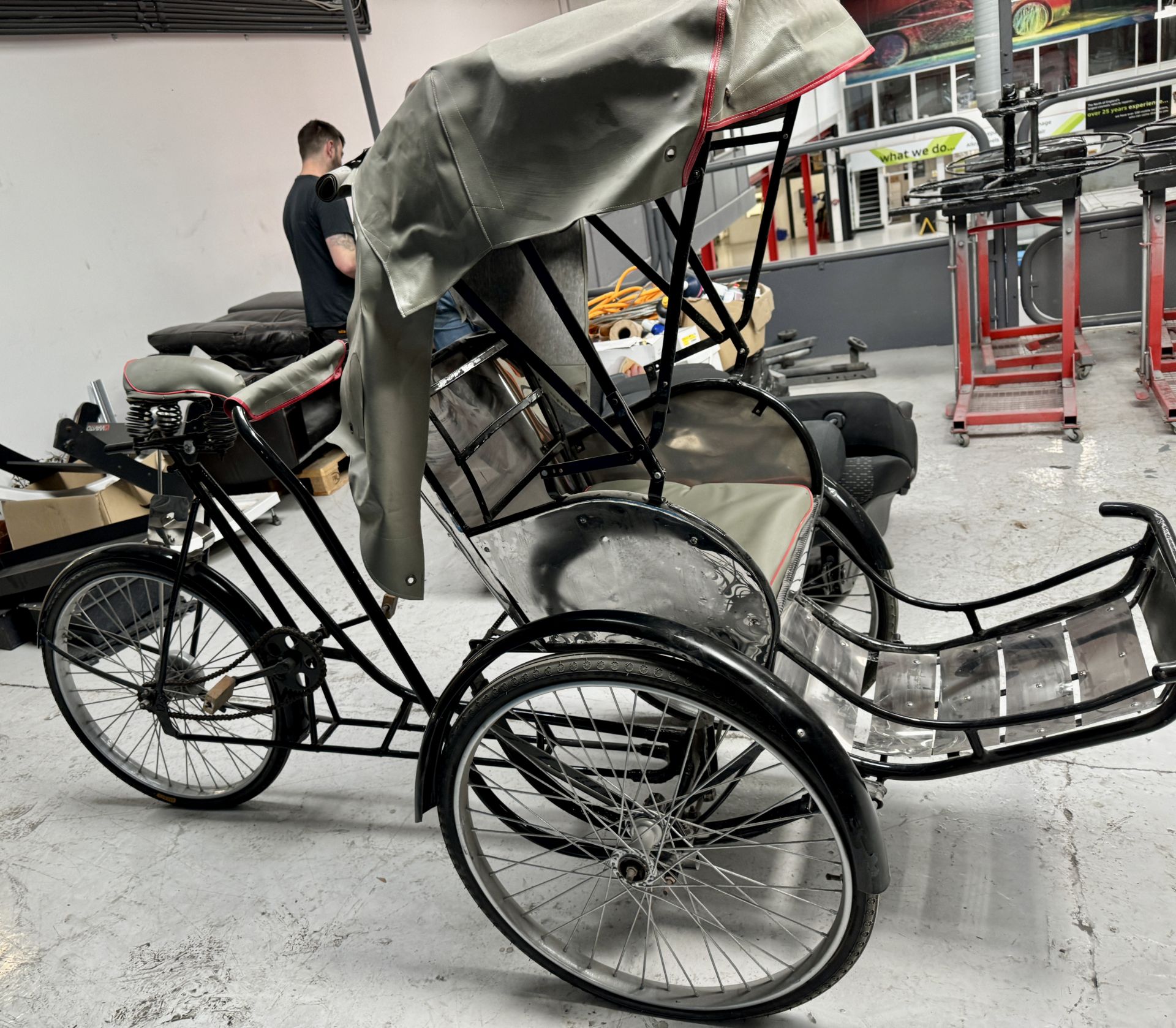 Vietnamese style Rickshaw (please note this lot is collected in Leeds, viewing and collection is - Image 11 of 12