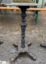 Victorian cast iron Britannia Bar Table Base, 685mm high