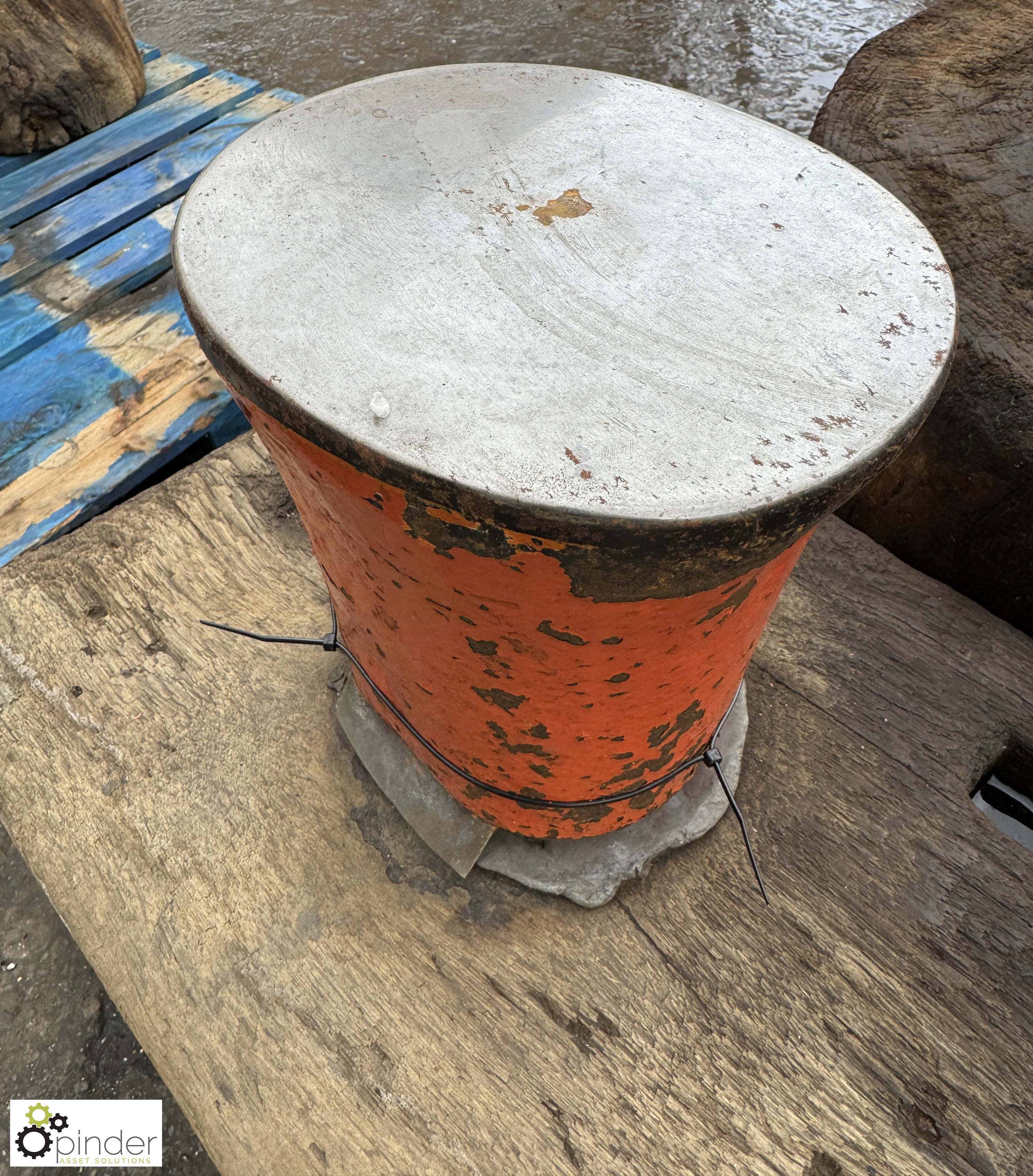 Victorian Silversmith’s Anvil, mounted on oak base, from British Silverware, Sheffield - Image 5 of 7