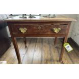 Antique oak Hall Table, 780mm x 480mm x 650mm