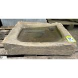 Yorkshire stone Sink, 700mm x 530mm x 140mm