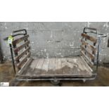 Vintage tubular framed Cart, 1330mm x 700mm x 280mm