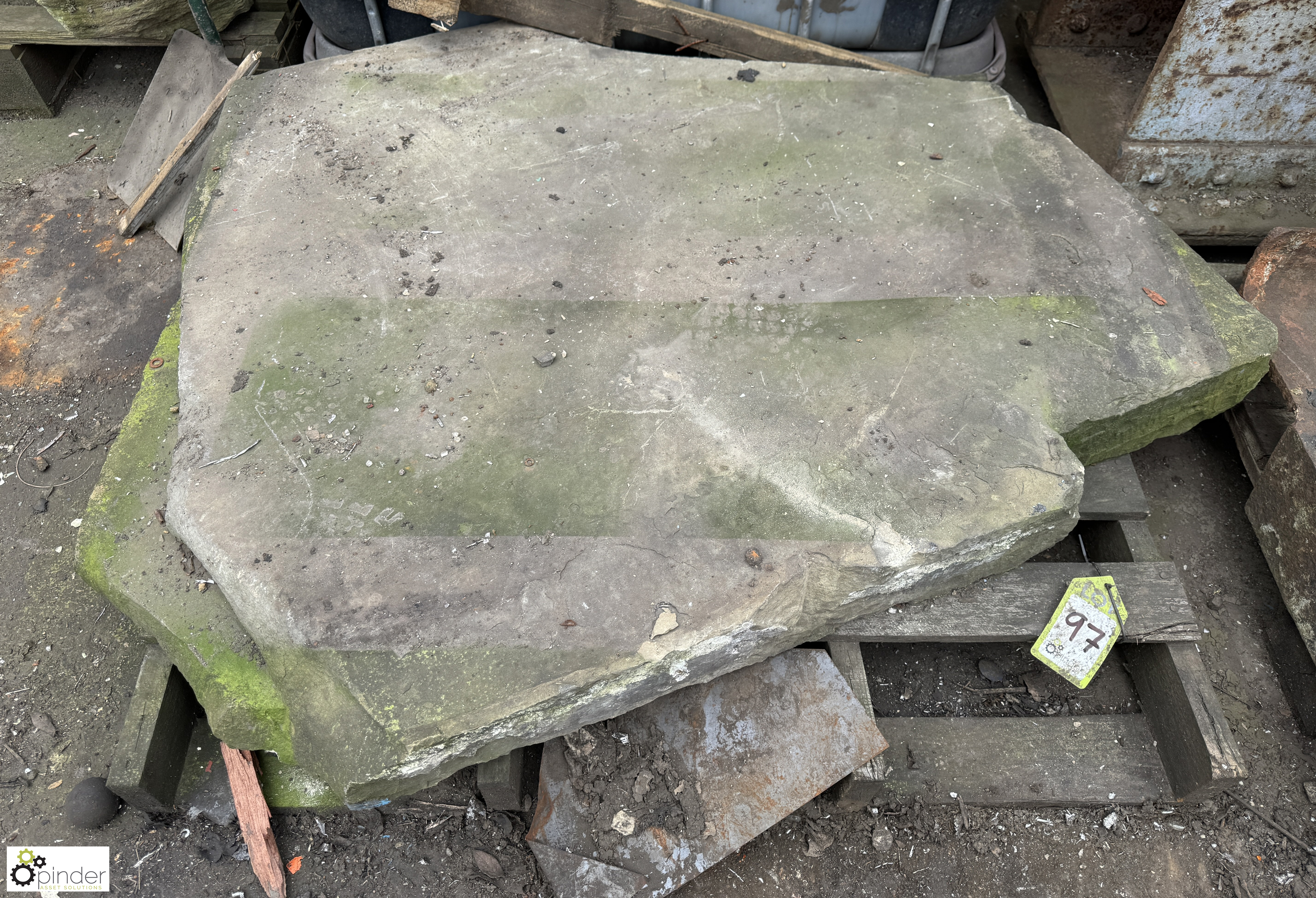 Yorkshire stone Slab, 1250mm x 1050mm x 120mm