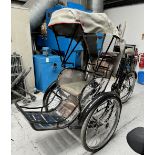 Vietnamese style Rickshaw (please note this lot is collected in Leeds, viewing and collection is