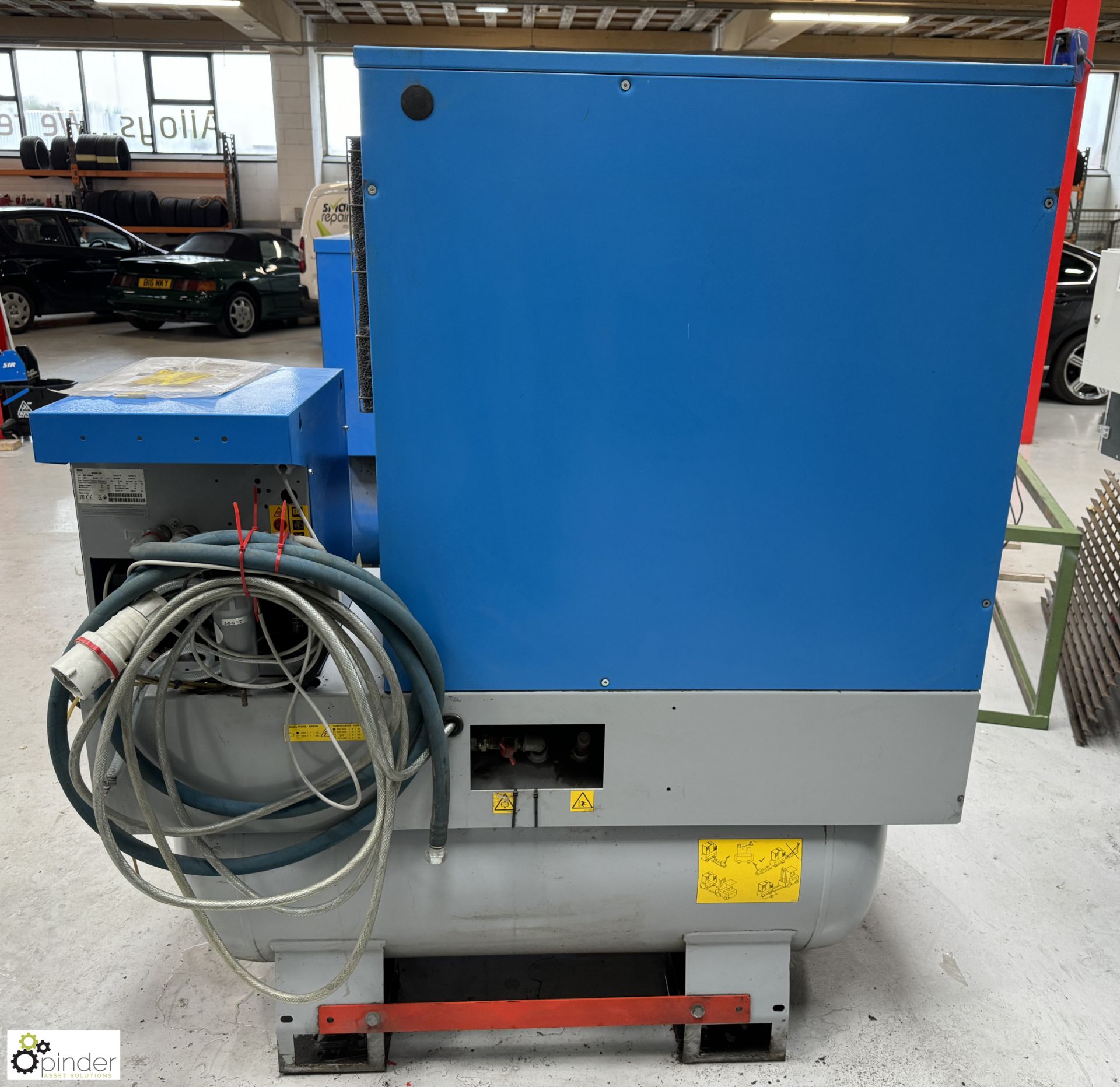Mark MAXP15/10 receiver mounted Packaged Rotary Screw Compressor, max pressure 10bar, 415volts, - Image 8 of 12