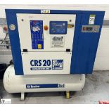 Fiac CRS020/300 receiver mounted Packaged Rotary Screw Air Compressor, max pressure 10bar, 17.6kw,