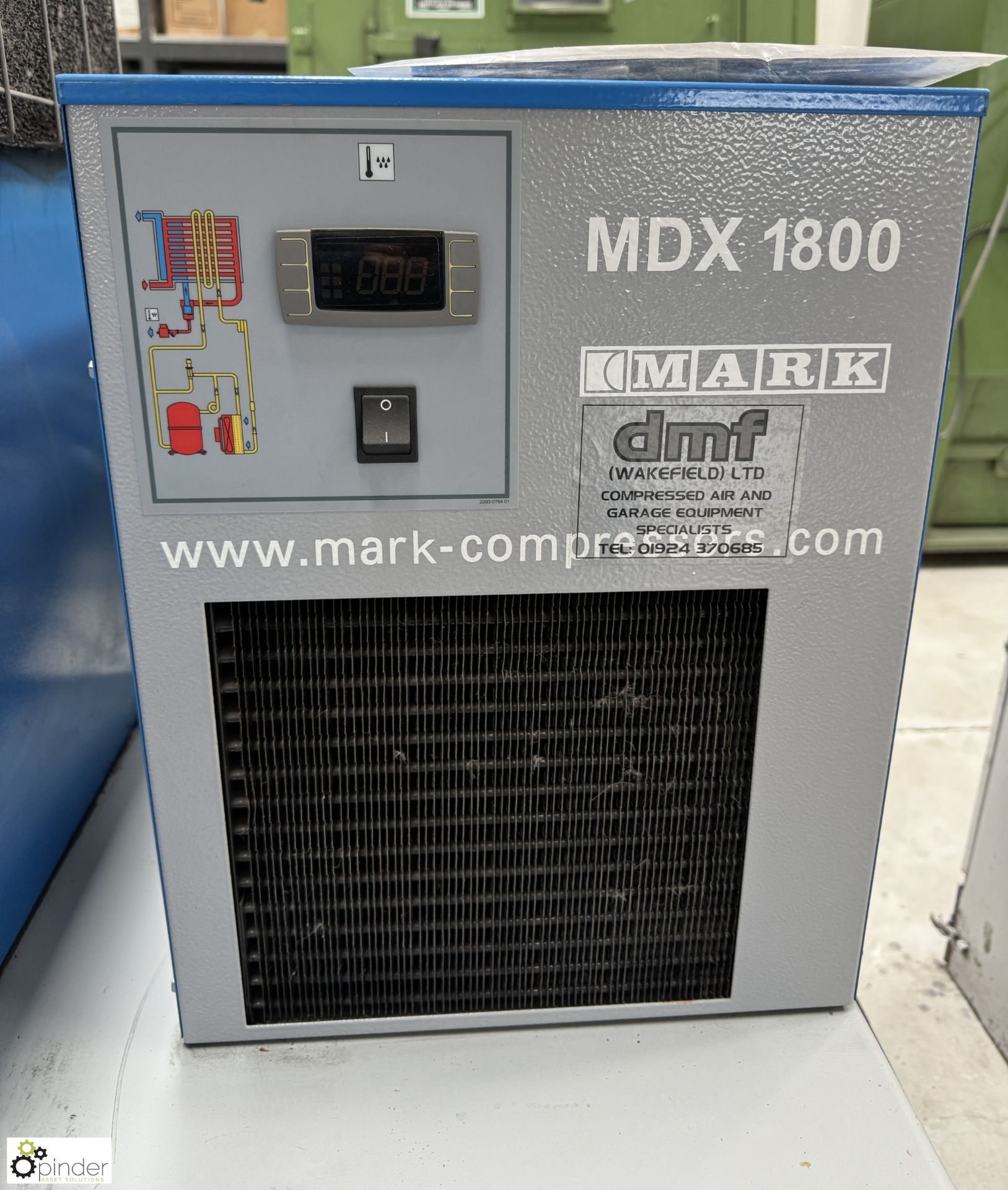 Mark MAXP15/10 receiver mounted Packaged Rotary Screw Compressor, max pressure 10bar, 415volts, - Image 6 of 12