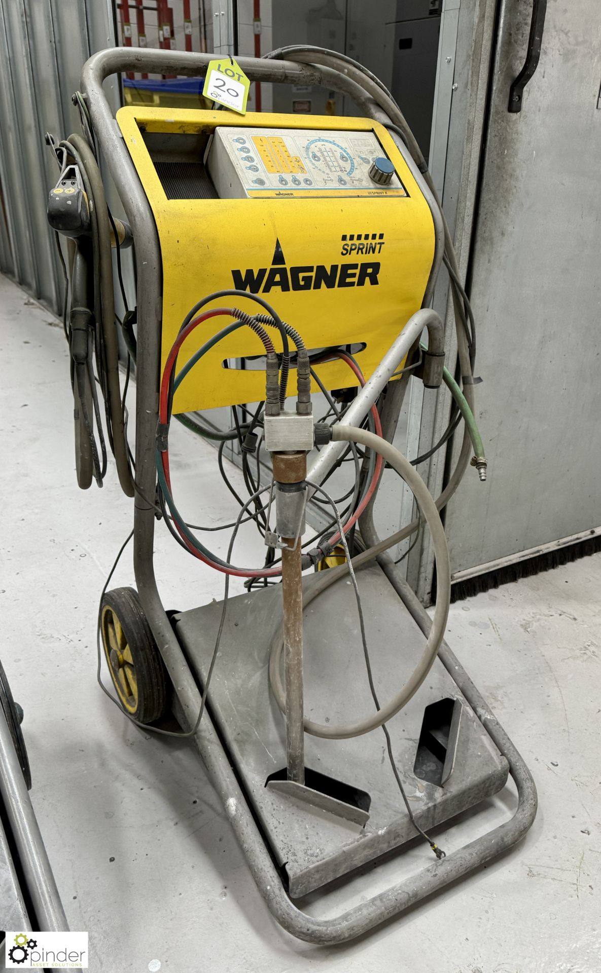 Wagner Sprint X Powder Coating Spray System, serial number 6838