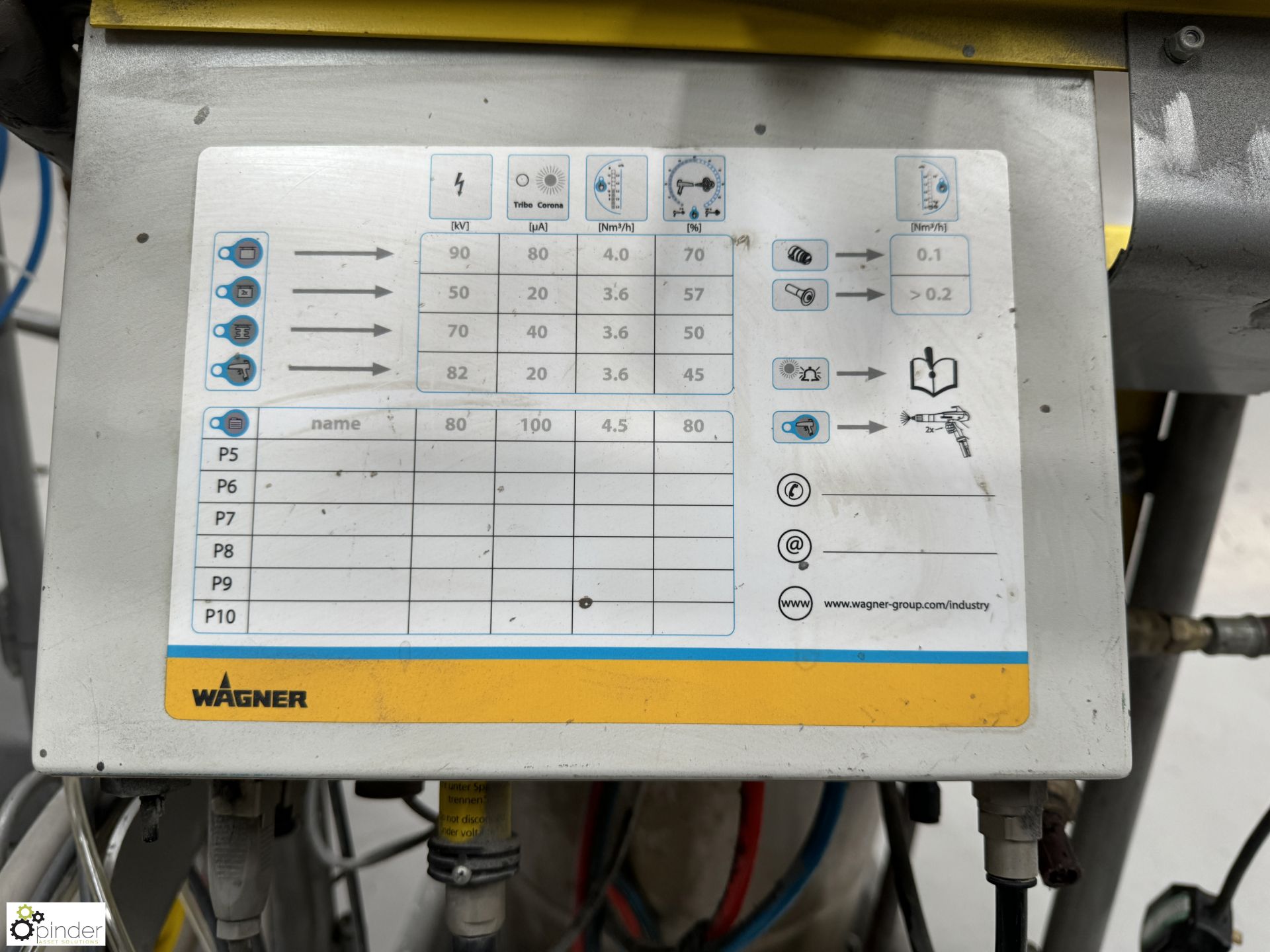 Wagner Sprint X Powder Coating Spray System, serial number 6837 - Image 6 of 10