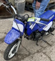 Yamaha PW50 Motorbike, has been stored inside