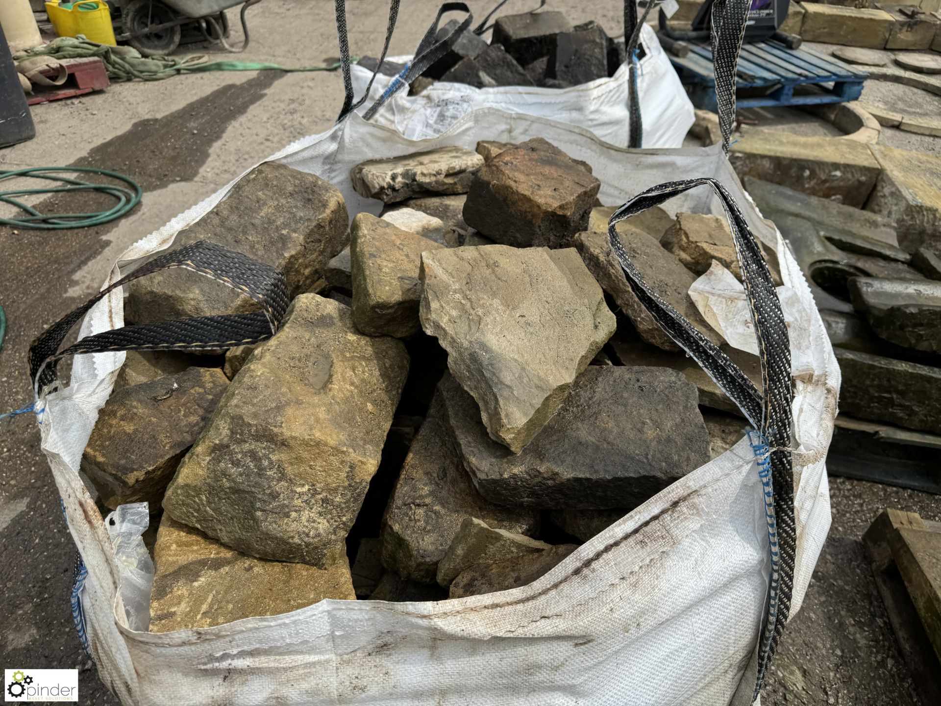 A bulk bag reclaimed Yorkshire Dry Stone Walling