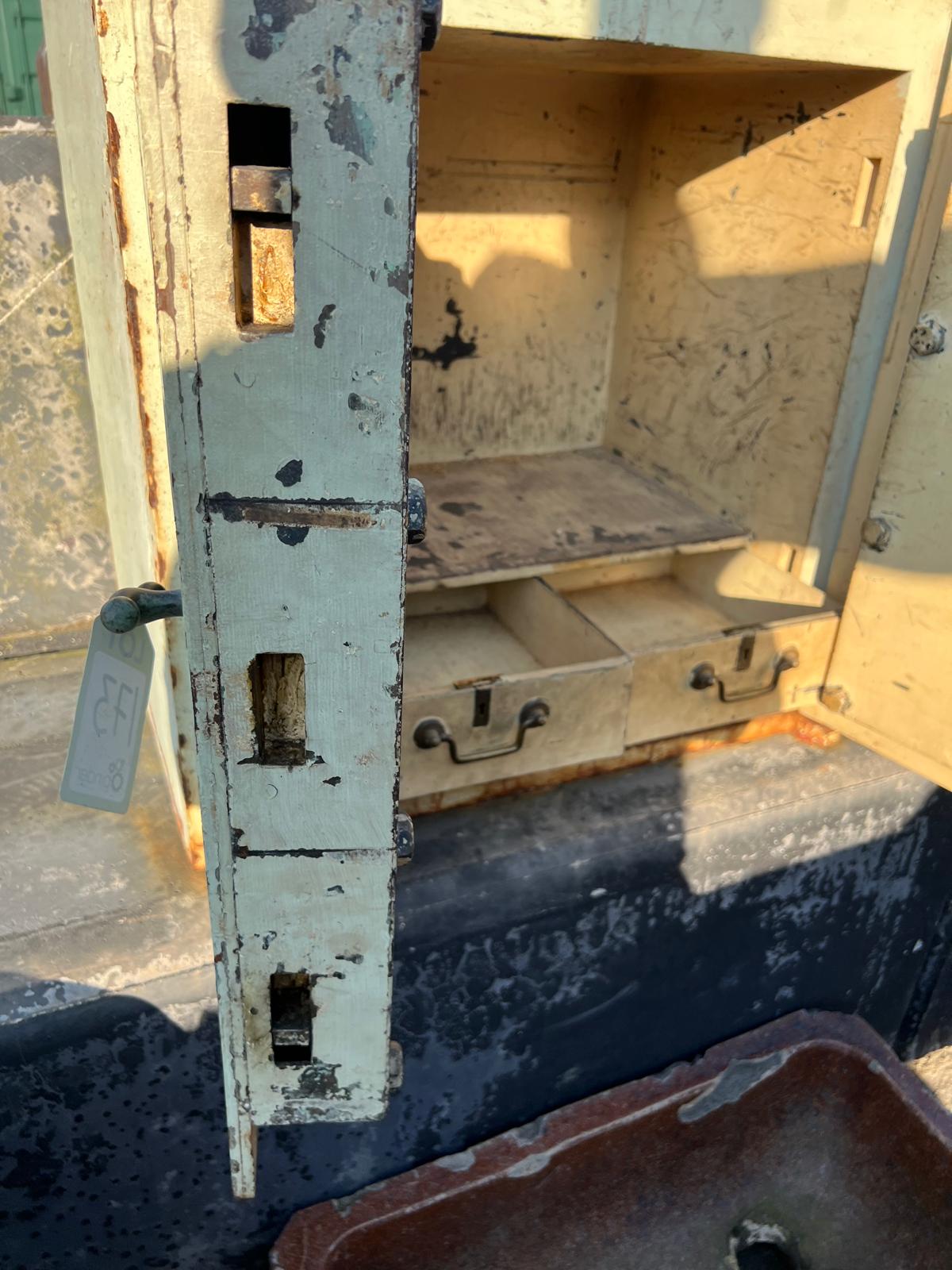 A Victorian double door Safe, with bronze handles and bronze maker’s plaque “Thomas Skidmore, - Image 8 of 15