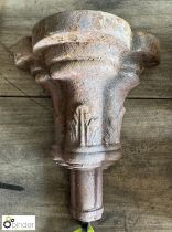 A Victorian cast iron Doorstop, approx. 7in