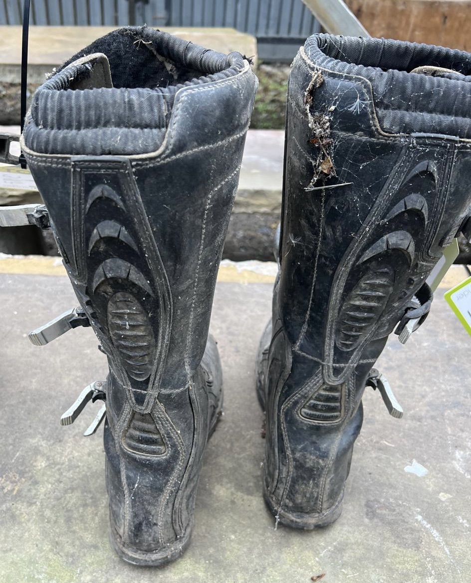 A pair Moto X Fox vintage Motocross Boots and pair - Image 13 of 14